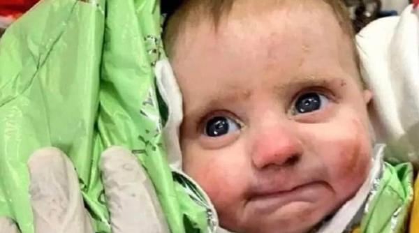 fotografia zielei un copil gasit in viata in moloz dupa 128 de ore