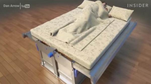 patul rezistent la cutremure te ascunde in timp ce tu dormi si e dotat cu provizii cum functioneaza video in articol