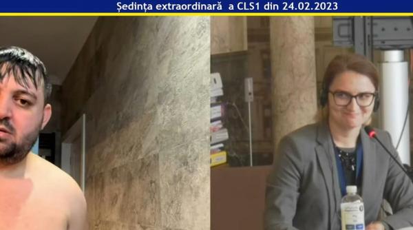 alberto caraian consilier local sector 1 a aparut direct din dus la sedinta de consiliu video integral