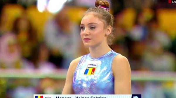 gimnasta sabrina voinea in varsta de doar 15 ani cucereste lumea doua medalii de aur la campionatul mondial din doha