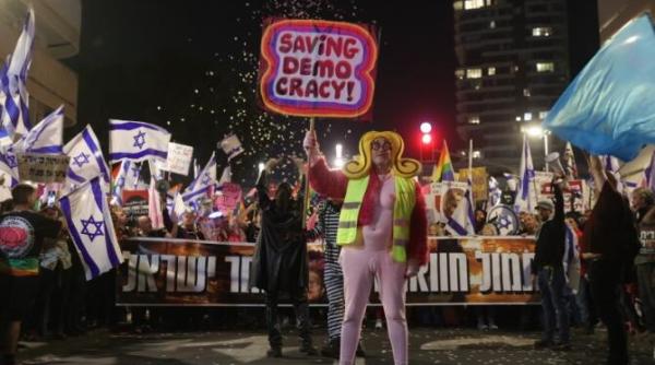 protest in israel impotriva reformei judiciare