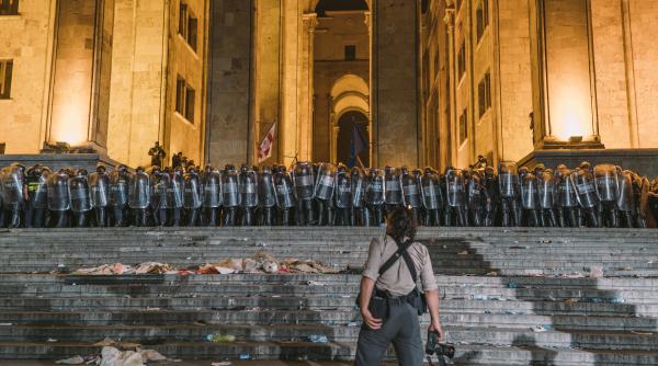 georgia a retras legislatia privind agentii straini dupa doua nopti de proteste violente