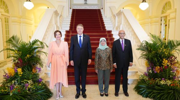 iohannis vizita in singapore discutii excelente cu omologul halimah yacob foto