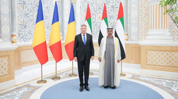 klaus iohannis intrevedere cu alteta sa seicul mohamed bin zayed al nahyan presedintele emiratelor arabe unite