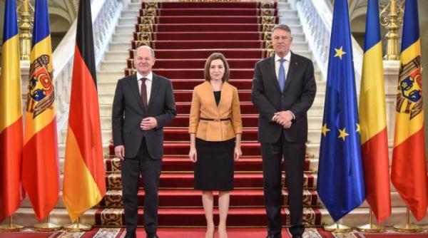 iohannis dupa discutiile cu maia sandu si olaf scholz republica moldova nu este singura