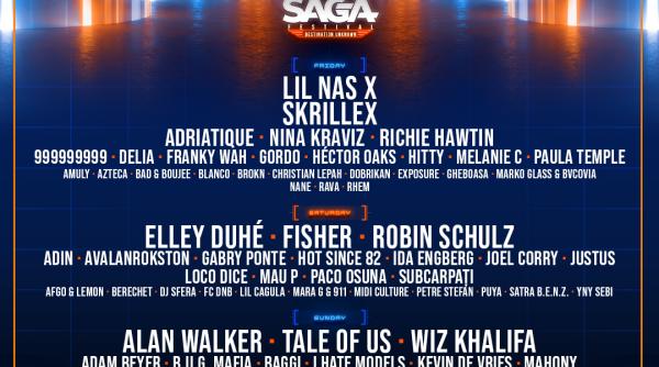 saga festival programul pe zile pentru cea de a treia editie robin schulz elley duhe si vintage culture printre artistii care se alatura line up ului