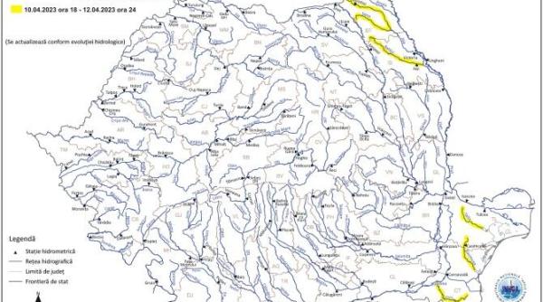 vremea se schimba risc de viituri in patru judete