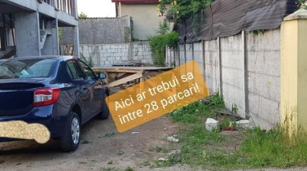femeia din chiajna langa a carei casa se ridica un bloc a castigat in instanta suspendarea autorizatiei de construire dezvoltatorul continua lucrarile si nu vrea sa se opreasca