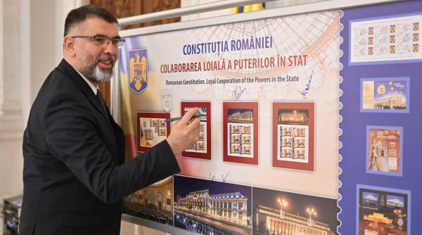 robert cazanciuc separarea puterilor in stat tema unei emisiuni filatelice lansate de romfilatelia