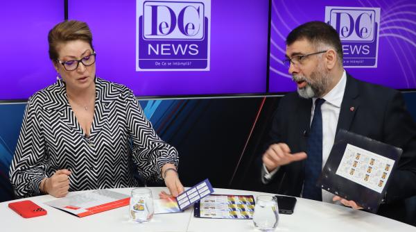 timbre cu constitutia romaniei robert cazanciuc si cristina popescu directorul romfilatelia la dc news tv
