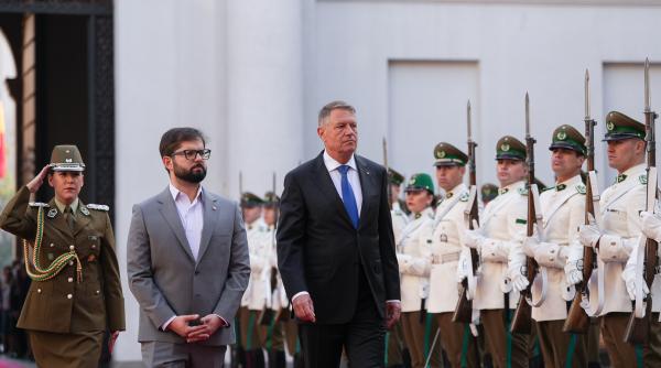 klaus iohannis primit de presedintele statului chile gabriel boric video