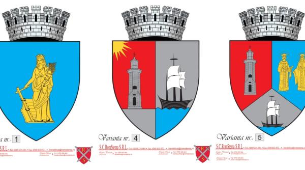 primaria constanta vrea sa schimbe stema orasului cetatenii sunt rugati sa aleaga intre 3 variante