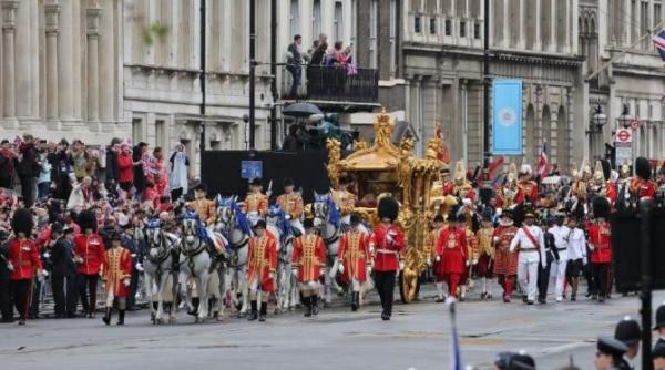 incoronarea lui charles urmarita la televizor de 14 milioane de britanici