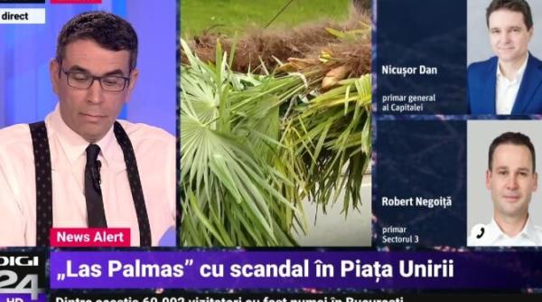 scandalul palmierilor nicusor dan vs robert negoita replici in direct primarul general il acuza pe primarul de sector ca l sfideaza treziti va iesiti pe strada