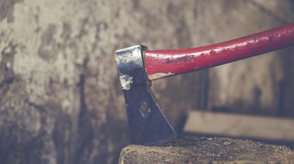 un roman considerat erou in italia si a lovit mama cu un topor in cap pana a intrat in coma