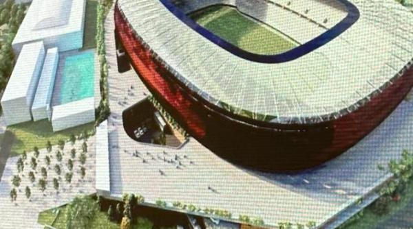 macheta noului stadion dinamo lucian bode speram sa fie cea mai frumoasa arena din romania pentru inaugurare mi as dori un meci cu craiova