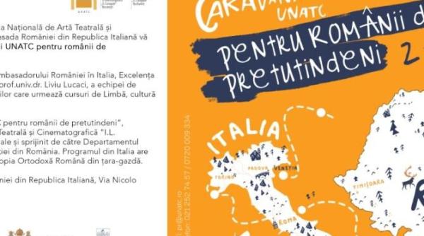caravana unatc cu spectacole de teatru in limba romana dedicate copiilor revine in italia