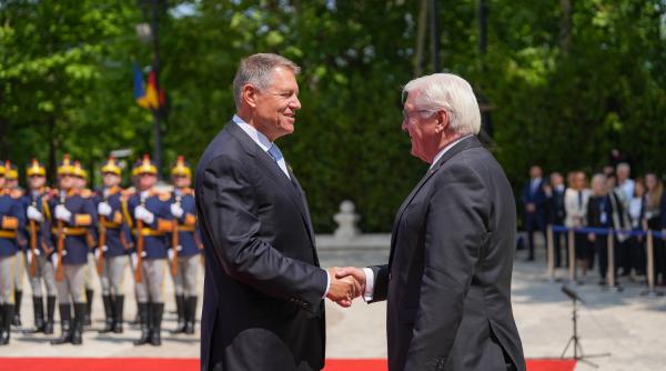 presedintele germaniei decorat de presedintele klaus iohannis cu ordinul national steaua romaniei in grad de colan