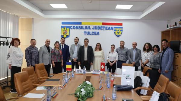 delegatie a biroului de cooperare elvetiana din cadrul ambasadei elvetiei in romania in vizita de lucru la tulcea