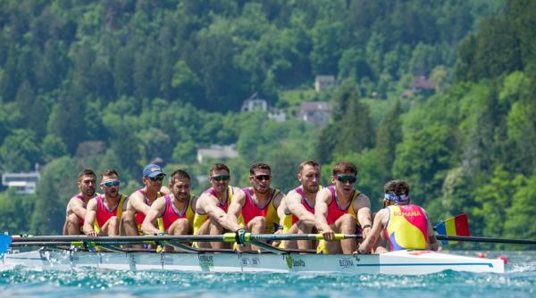 romania a castigat argintul in proba masculina de 8 1 la europenele din slovenia