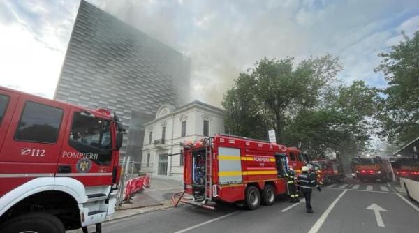 incendiu pe calea dorobanti in imediata apropiere se afla o cladire p 8