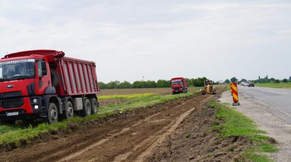 corneliu stefan au inceput lucrarile pe dn7 baldana titu