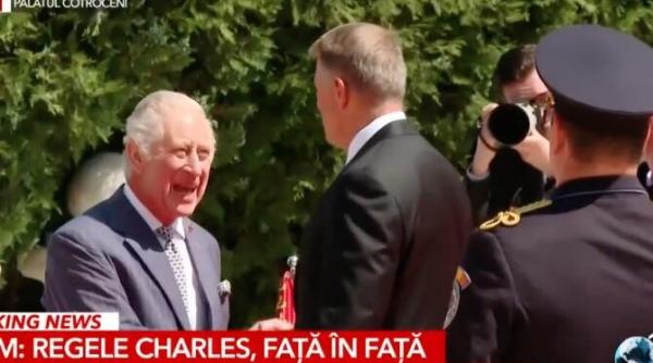 regele charles al iii lea la cotroceni premiera cu imnul regal britanic god save the king update video