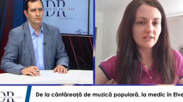 de la cantareata de muzica populara la medic in elvetia georgiana manaila la departe de romania