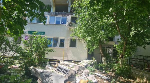 explozie intr un bloc din capitala