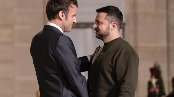 macron trimite de urgenta ajutoare ucrainei in urma distrugerii barajului hidroelectric kahovka