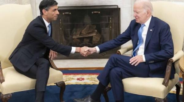 rishi sunak si joe biden anunta un acord de finantare ecologica