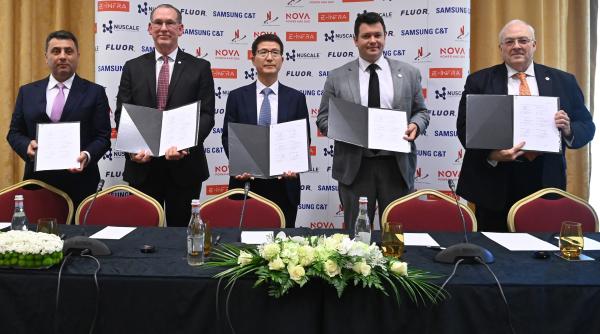 nuclearelectrica nuscale power e infra nova power gas fluor enterprises si samsung c t corporation semneaza un memorandum de intelegere