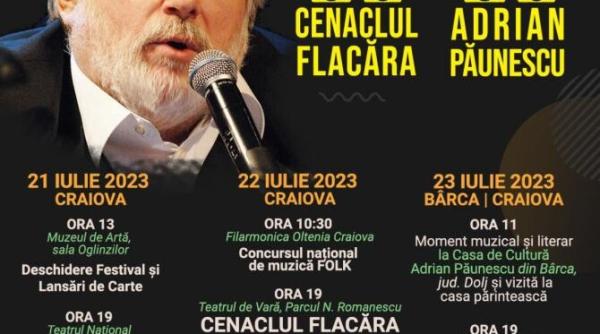 adrian paunescu 80 regal de evenimente culturale in amintirea sa la craiova