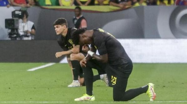 brazilia a jucat pentru prima oara in istorie in negru pentru a protesta impotriva rasismului