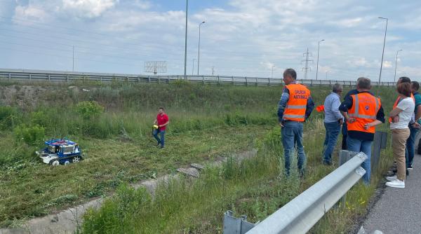 drumarii brasoveni testeaza roboti care sa i ajute la intretinerea soselelor galerie foto
