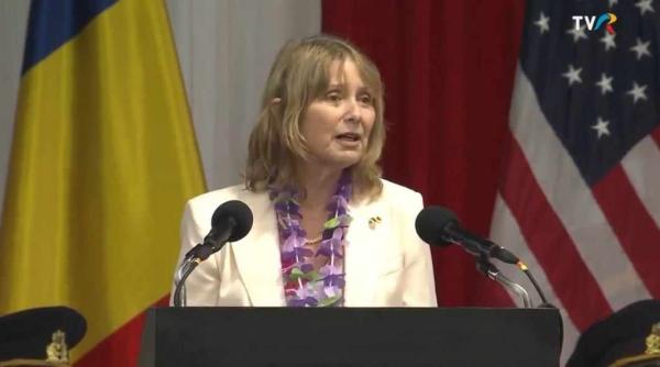 kathleen ann kavalec ambasadoarea sua la bucuresti mesaj in limba romana cu prilejul zilei independentei