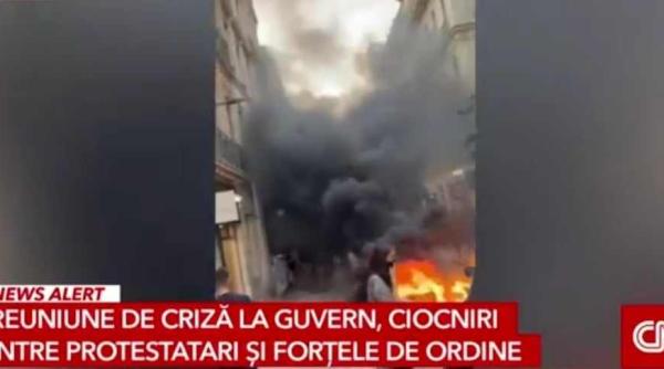 sute de oameni au fost arestati in franta dupa 3 zile de proteste violente fortele de ordine vor scoate blindatele pe strada