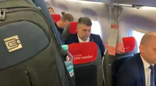 marcel ciolacu a ajuns la berlin dupa o escala la viena