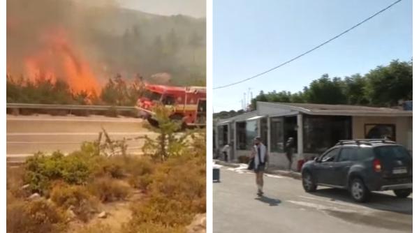 situatie critica in grecia temperaturi nemaintalnite de 30 de ani 13 zone in pericol de incendiu turisti romani evacuati