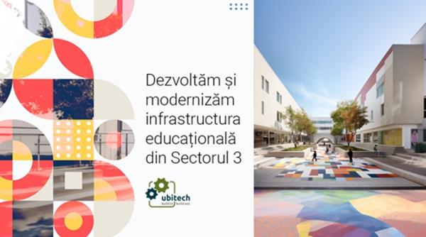ubitech constructii a semnat un acord cadru cu primaria sectorului 3 in valoare de peste 1 2 miliarde de lei pentru dezvoltarea si modernizarea infrastructurii educationale in urmatorii 4 ani