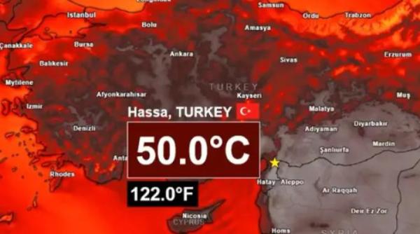 record de temperatura in turcia s au inregistrat 50 de grade celsius