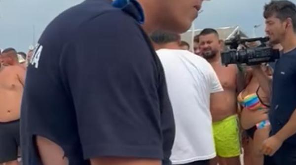 jandarmul care i a pus la punct pe barbatii recalcitranti de la costinesti a devenit viral si este propus la avansare video