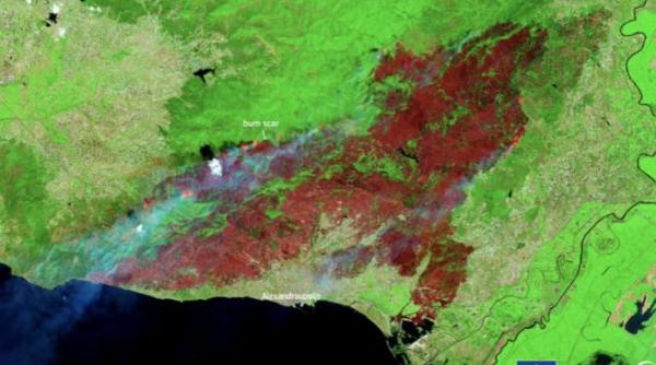 alexandroupolis cea mai mare zona arsa de incendii din europa