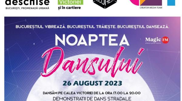 noaptea dansului sambata pe calea victoriei in cadrul proiectului strazi deschise