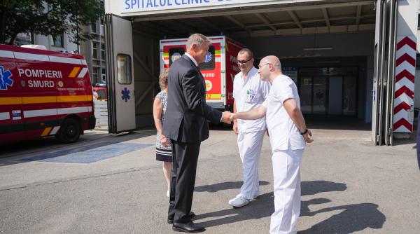 scandal la spitalul clinic de urgenta bucuresti in timpul vizitei lui iohannis ruda unui pacient ruda s a plans de conditii