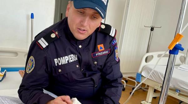 povestea emotionanta a unui baietel de numai 10 ani internat in sectia de chirurgie pompierul care l a salvat il viziteaza zilnic