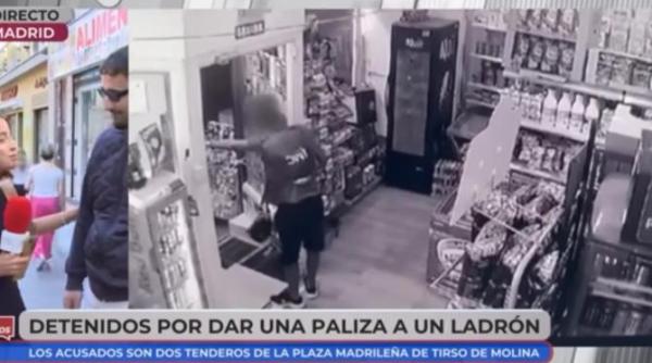 un roman a fost arestat dupa ce a pipait o jurnalista din spania pe strada imi pare rau sa te intrerup tocmai te a atins