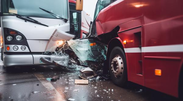 un autocar cu migranti implicat intr un accident rutier cei doi soferi au murit iar 25 de persoane sunt ranite unele grav