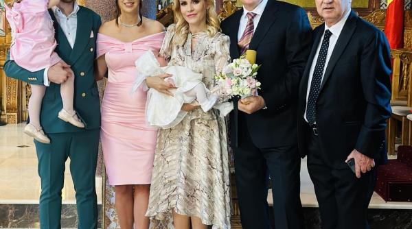 gabriela firea si florentin pandele au botezat o pe cea de a doua fiica a lui andrei iordanescu