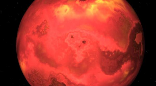 o planeta din fier pur de marimea pamantului orbiteaza o stea din apropierea noastra